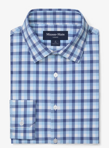 MM Leeward Dress Shirt Coastal Fjord Dylan Plaid