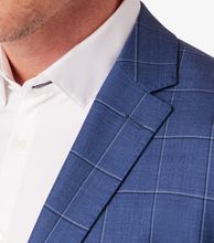 Load image into Gallery viewer, MM Lavelle Blazer True Blue Windowpane