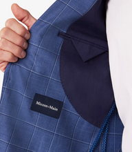 Load image into Gallery viewer, MM Lavelle Blazer True Blue Windowpane