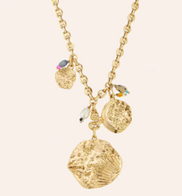 Load image into Gallery viewer, MG Carmen Charm Necklace Gold