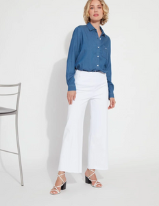 Erin Denim Pant White