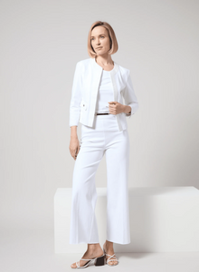 Erin Denim Pant White