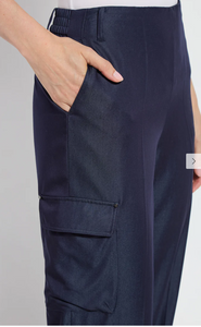 Monique Tailored Cargo Solid Indigo