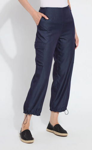 Monique Tailored Cargo Solid Indigo