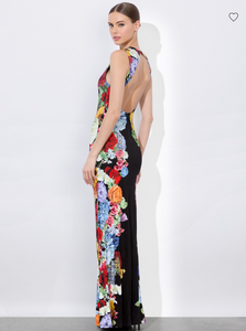 A&O Delora Maxi Dress Garden Brunch