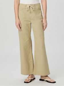 Ari Wide Leg Tie Waist Pant Olive