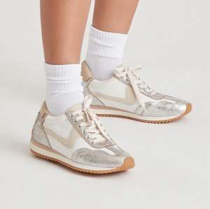 B.NTCD Silver Nylon Sneaker