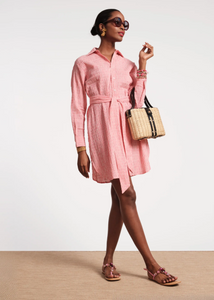 FV Perfect Shirtdress Seersucker Pink