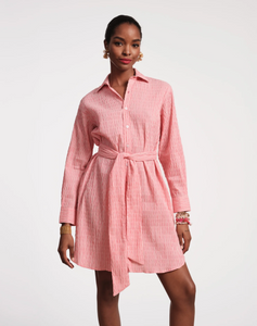 FV Perfect Shirtdress Seersucker Pink