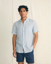 Load image into Gallery viewer, Palma Men&#39;s Linen Shirt Striped