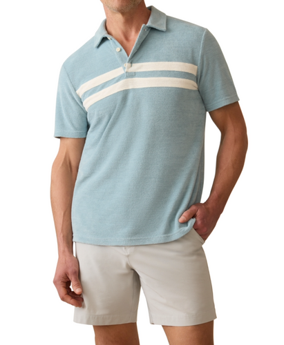 Cabana Towel Terry Surf Blue Polo