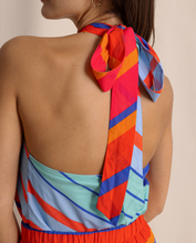Load image into Gallery viewer, ST Fallon Calypso Cay Stripe Halter Top