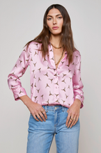 Load image into Gallery viewer, Dani 3/4 Sleeve Silk Blouse Bulls Head
