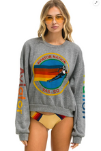 Load image into Gallery viewer, Aviator Nation Crew Sweatshirt Heather Grey