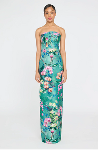Theia Lulu Mikado Gown Lush Green
