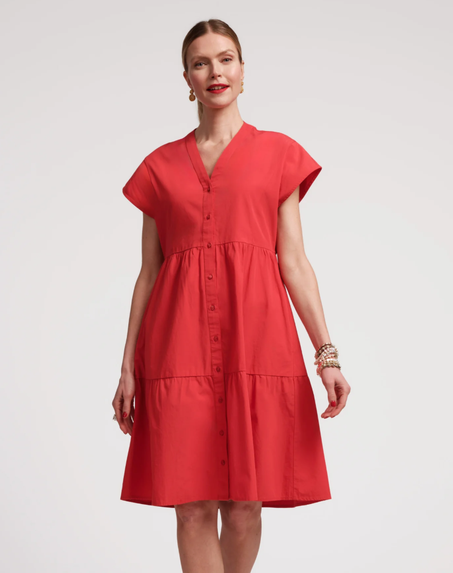 FV Breezy Mini Dress Red