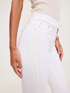 Mara Straight White Stripe