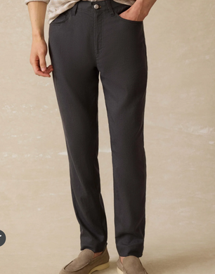 Movement Linen 5 Pocket Pant Washed Black