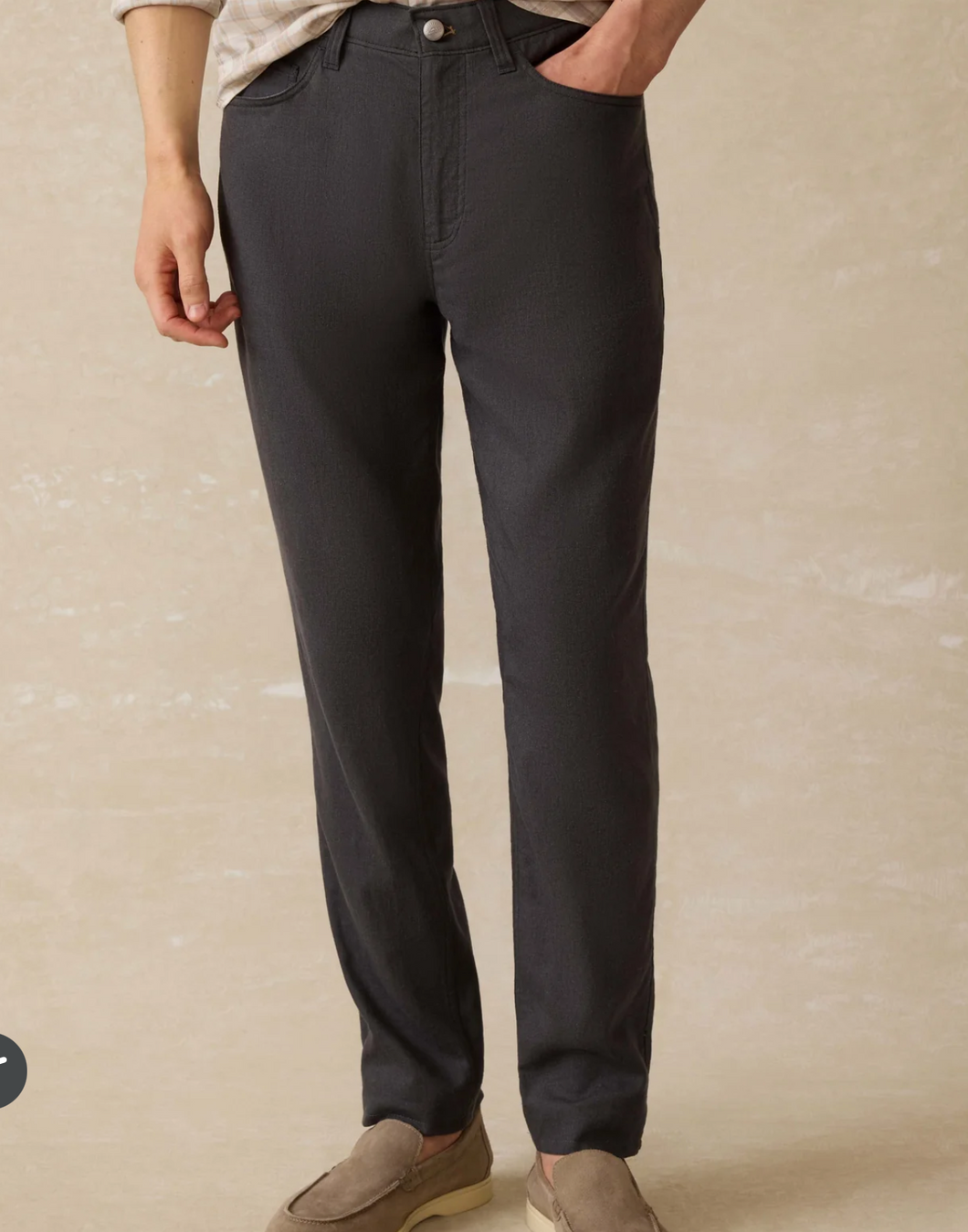 Movement Linen 5 Pocket Pant Black