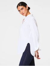 Load image into Gallery viewer, Poplin Button-Up Tunic White