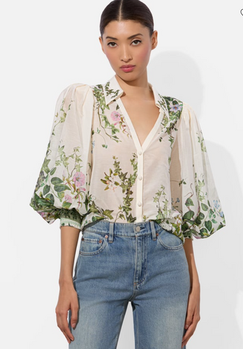 Alice + Olivia Charis Blouse Ivy Romance