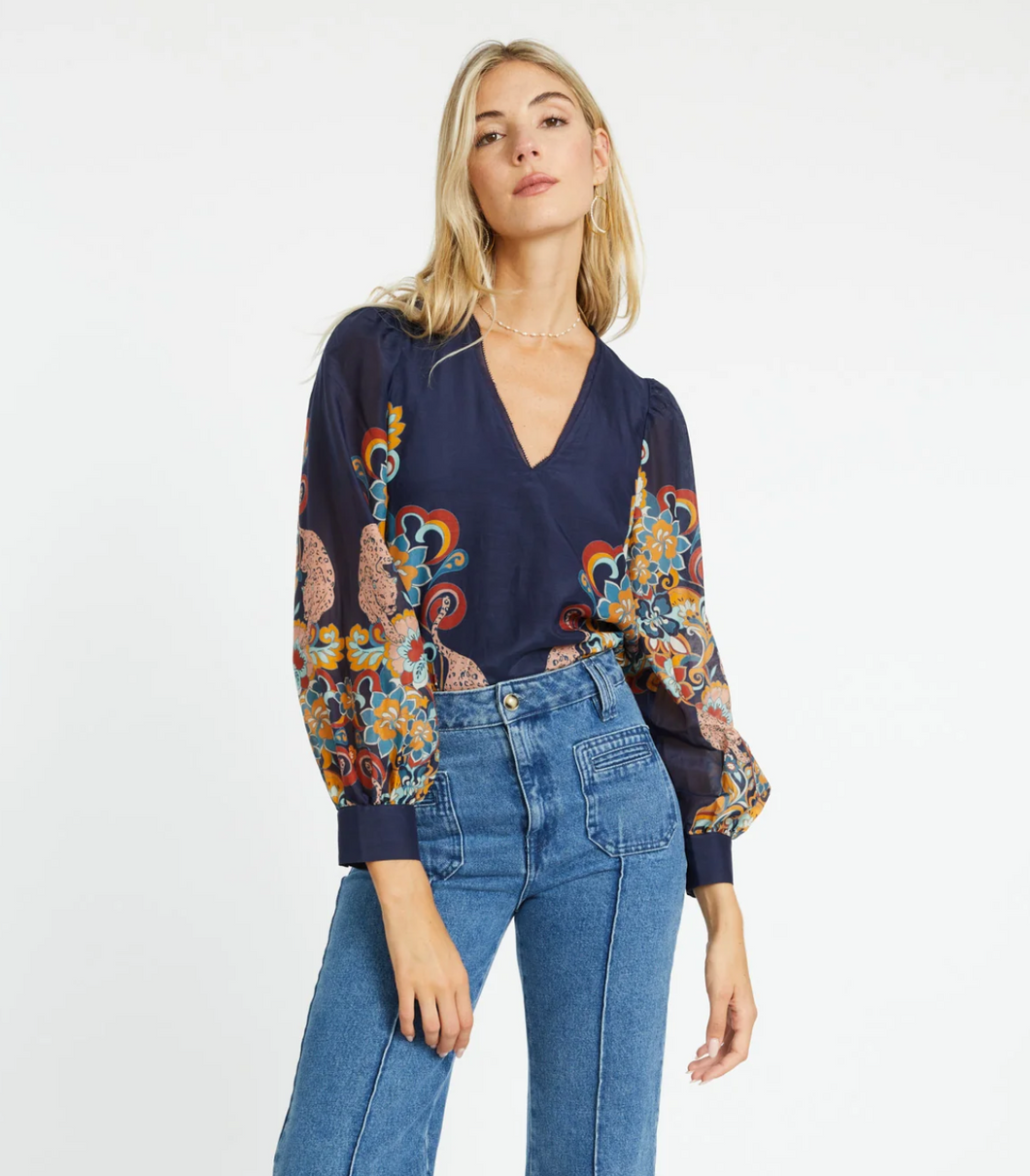 Cosmic Cheetah Ruby Top