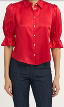 Load image into Gallery viewer, Fiona Top Sapphire Red