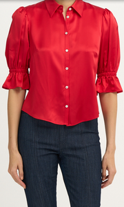 Fiona Top Sapphire Red