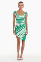 Load image into Gallery viewer, AU Lizette Dress Green Ivory