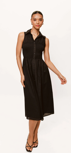 Julissa Midi Dress Black