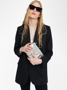 ZV Viva Strass Western Blazer Black