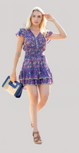 Load image into Gallery viewer, WW Zoey Dress / Indigo Wildflower