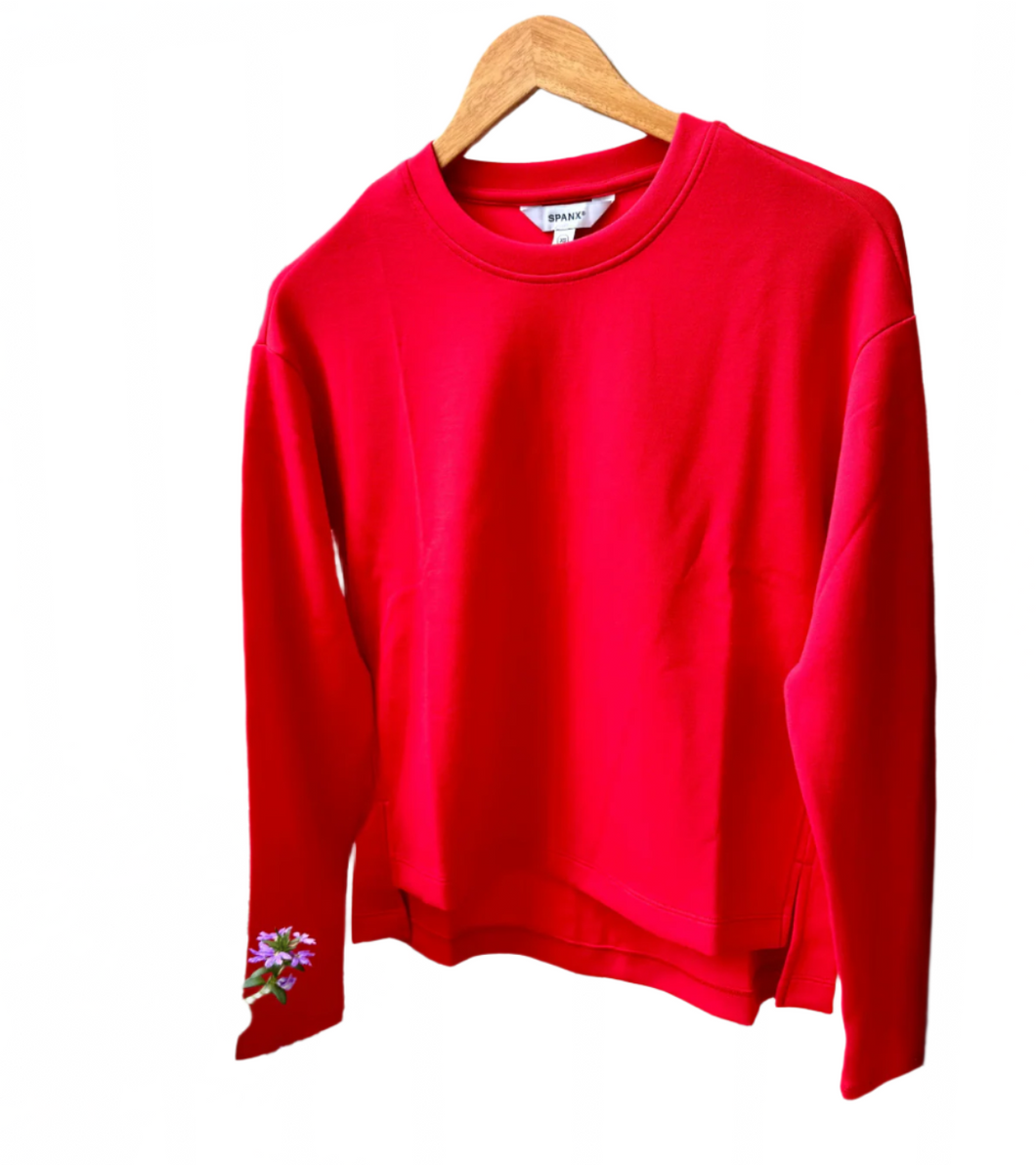 Air LS Side Slit Top Spanx Red