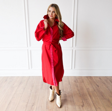 Load image into Gallery viewer, CL Dani Dress Red and Pink