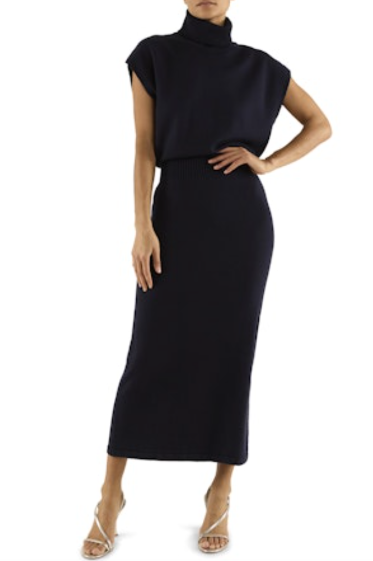 RB Natalie Midi Dress Navy