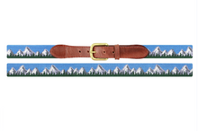 Load image into Gallery viewer, S&amp;B Belt Tetons Needlepoint