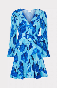 Liv Blurred Blossom Mini Blue