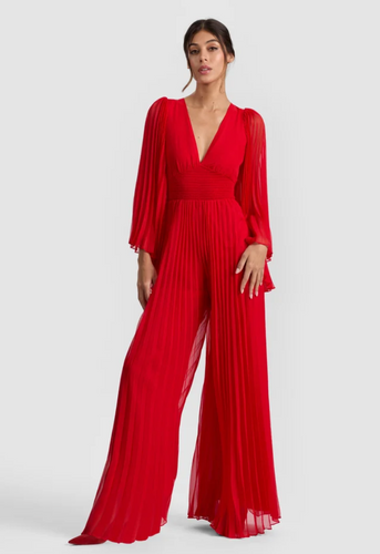AO Bennet Jumpsuit Bright Red