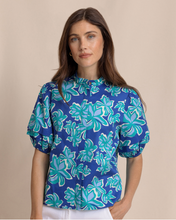 Load image into Gallery viewer, ST Floral Top Surf Blue