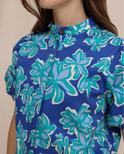 Load image into Gallery viewer, ST Floral Top Surf Blue