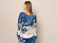Load image into Gallery viewer, Valencia Top Navy Blooms