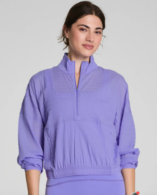 Textured Half Zip Jacket