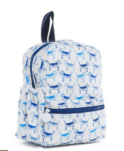 Mini Backpack Puppy Love Blue