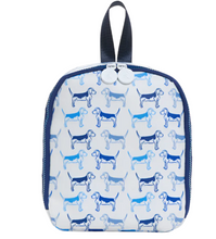 Load image into Gallery viewer, Lunch Bag Puppy Love Blue