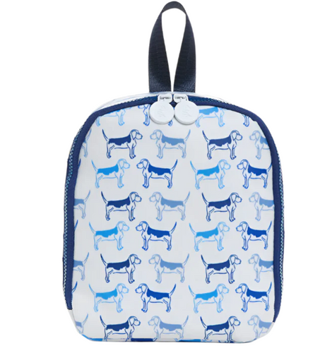 Lunch Bag Puppy Love Blue