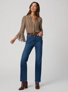 Jasmeet Blouse Brown Multi