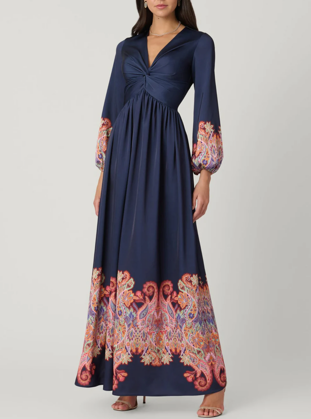 Calla Dress Navy Multi