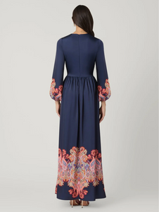 Calla Dress Navy Multi