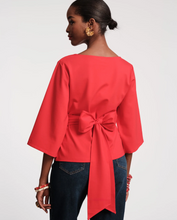 Load image into Gallery viewer, FV Whitney Wrap Top Red