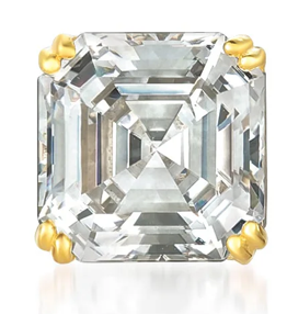 Asher Cut Solitaire Necklace 18K